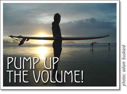 tofino surf gear - pump up the volume