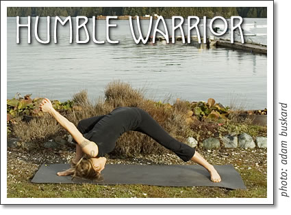 tofino yoga - humble warrior