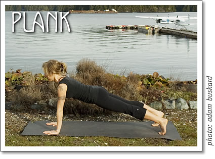 tofino yoga - plank