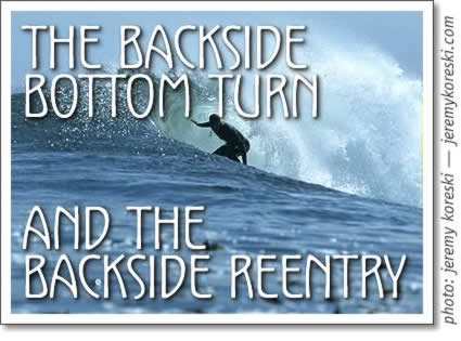 tofino surfing - the backside bottom turn