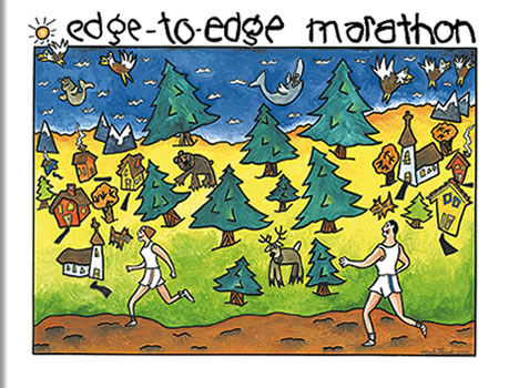 edge to edge marathon poster
