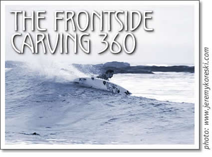 tofino surfing - the frontside carving 360