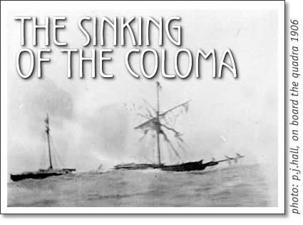 tofino history - the sinking of the coloma