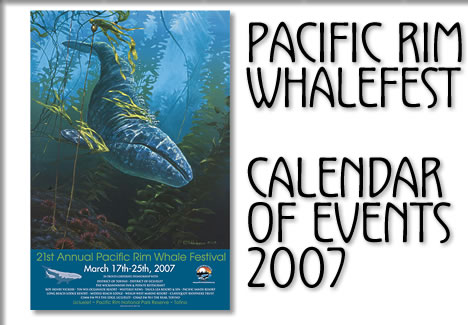 tofino whale festival - pacific rim whale festival calendar of events