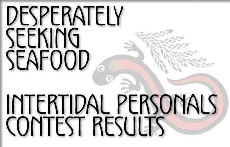 desperately seeking seafood - intertidal personal contest results