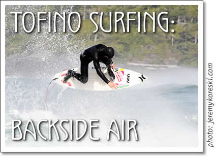 tofino surfing - speed on a backside wave