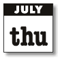july - thursdays