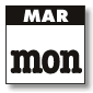 march - mondays