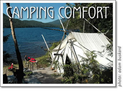 tofino camping comfort
