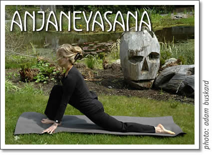 tofino yoga: anjaneyasana - lunge pose