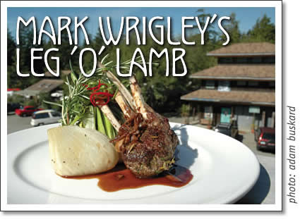 tofino recipe - mark wrigley's leg 'o' lamb