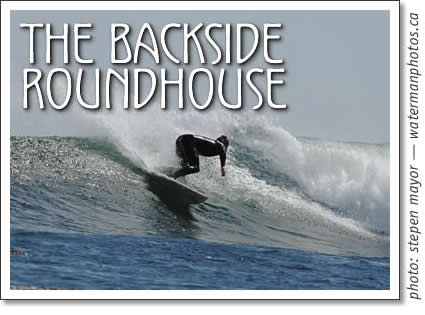 tofino surfing - the backside roundhouse