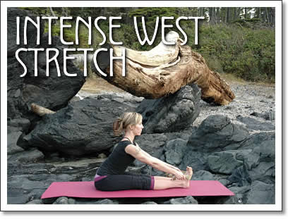 tofino yoga: intense west stretch
