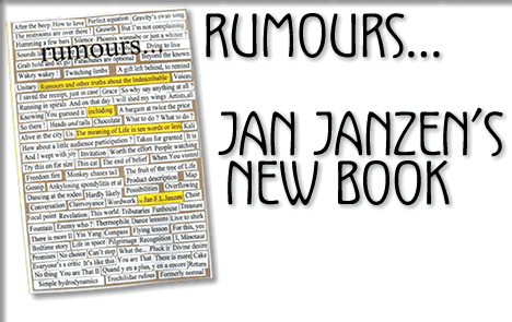 rumours - jan janzen's new book in tofino