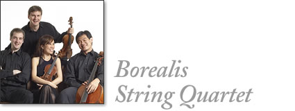 tofino concert - borealis string quartet