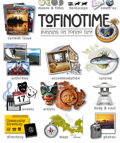 tofino accommodation, tofino activities and tofino events