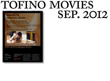 tofino movies september 2012