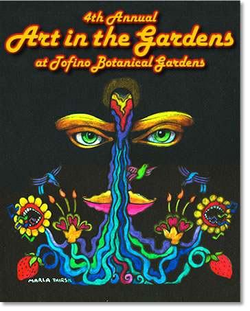 tofino art in the gardens 2007 poster